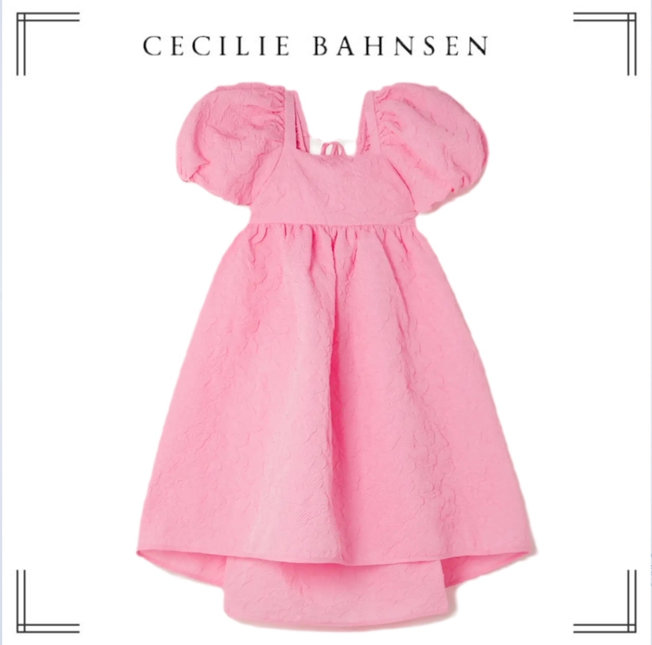日本代理店正規品 値下げ 2回着用 Cecilie bahnsen オーガンジーミニ