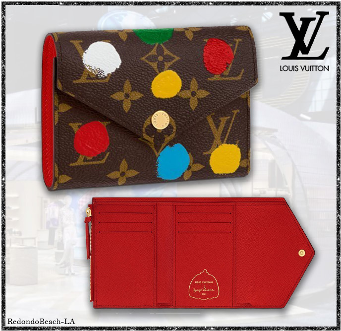 在庫有】 【草間彌生コラボ】LOUIS VUITTON☆ポルトフォイユ 折り畳み