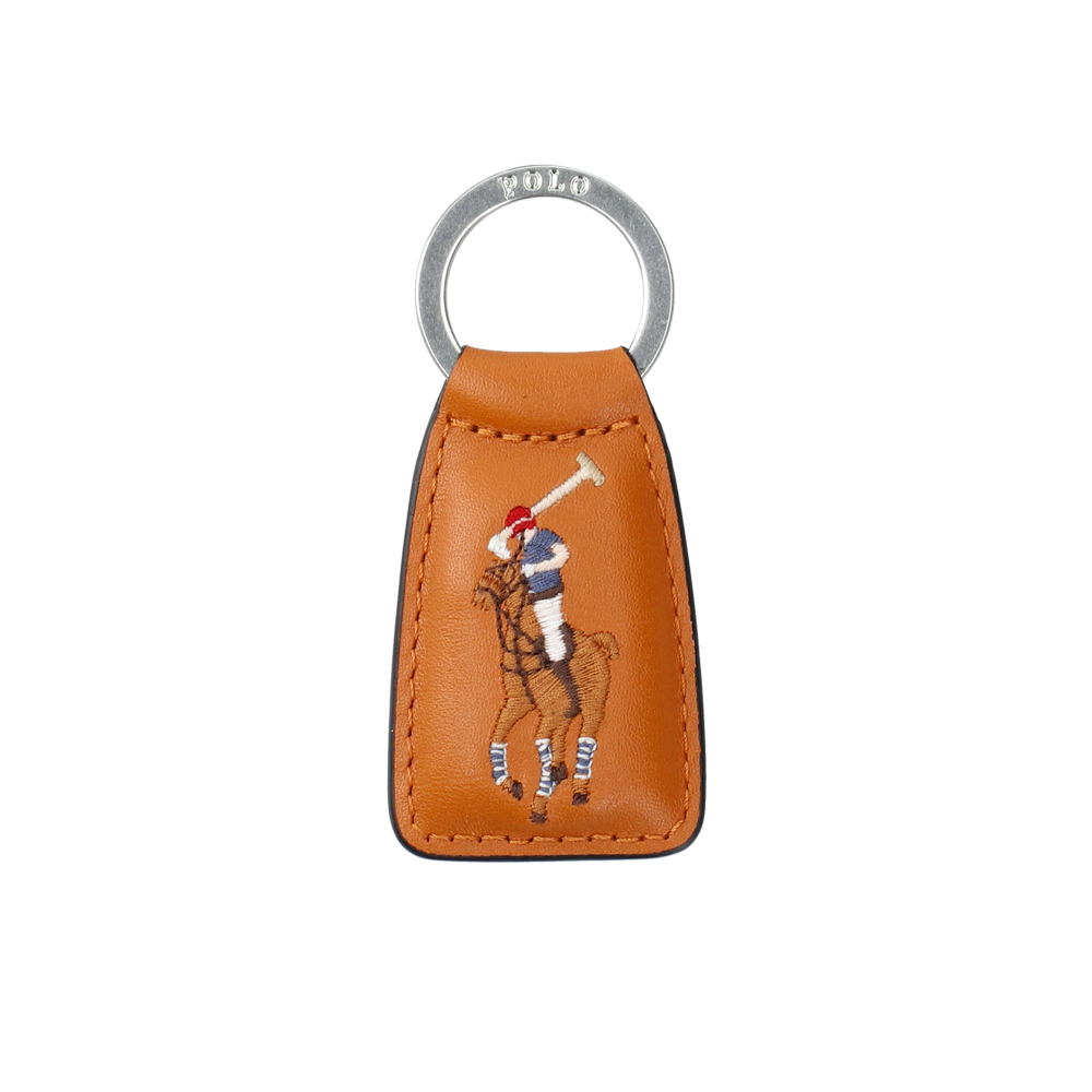 ファッション雑貨・小物その他 POLO Ralph Lauren Big Pony Leather Key Chain Fob Ring