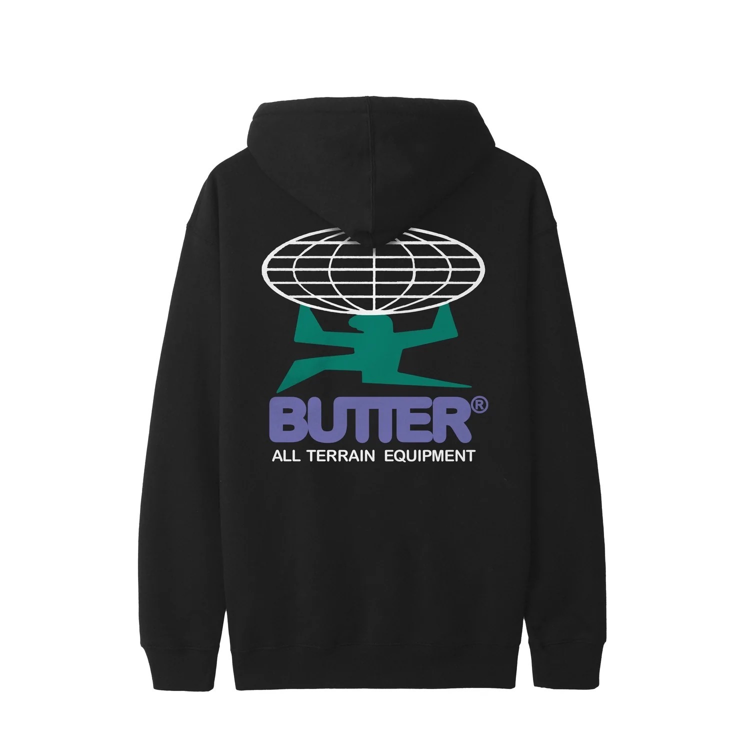 【BUTTER GOODS】 ALL TERRAIN PULLOVER HOOD : BLACK