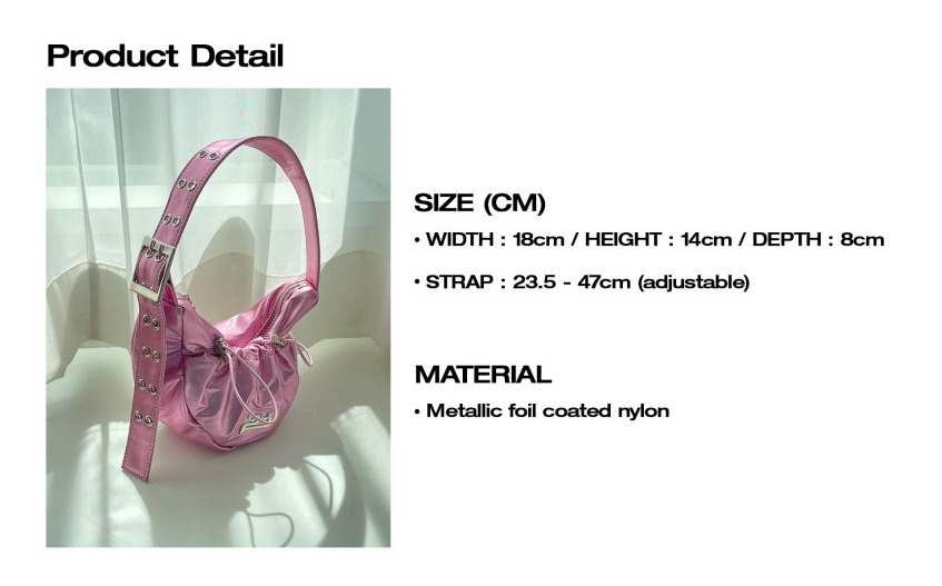 ○YIEYIE○ Y.11 Sasha Draw String Mini Buckle Bag (yieyie