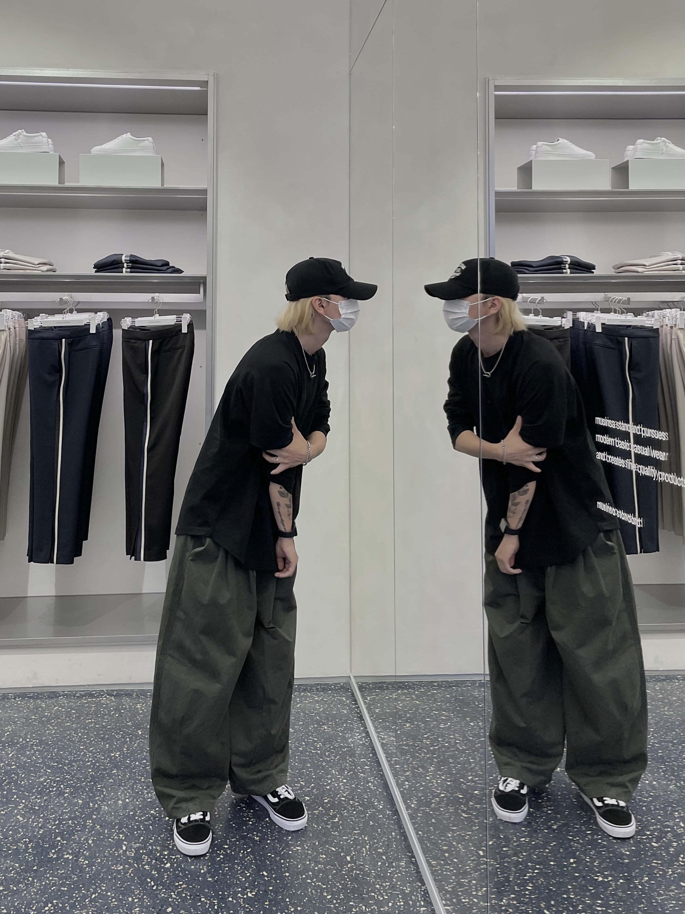 【DISCERNMENT】American Vintage Dart Cotton Balloon Pants DISCERNMENT】American Vintage Dart Cotton Balloon Pants