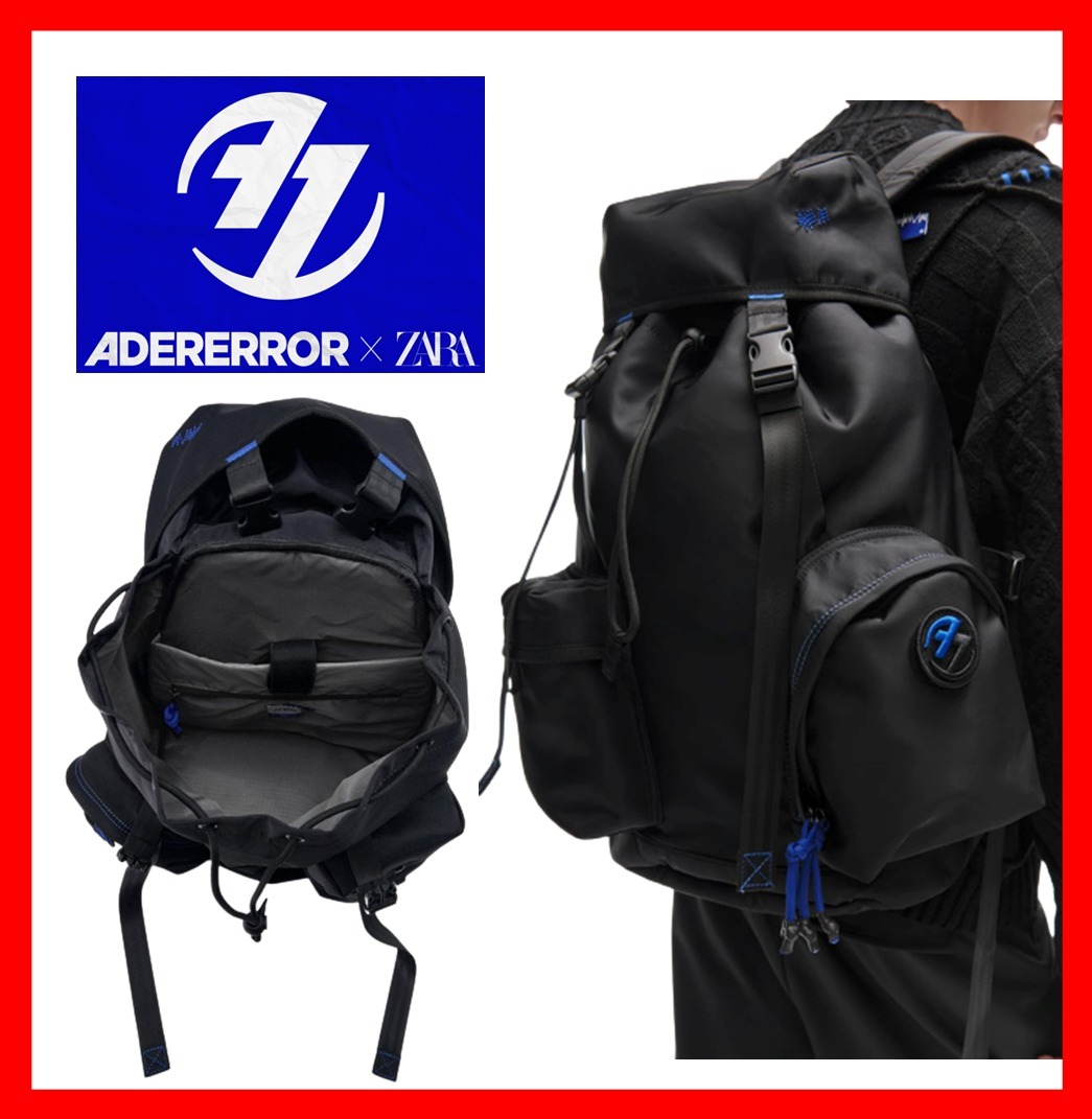 【Ader Error x Zara】☆Ader Error x Zara Backpac.k Black