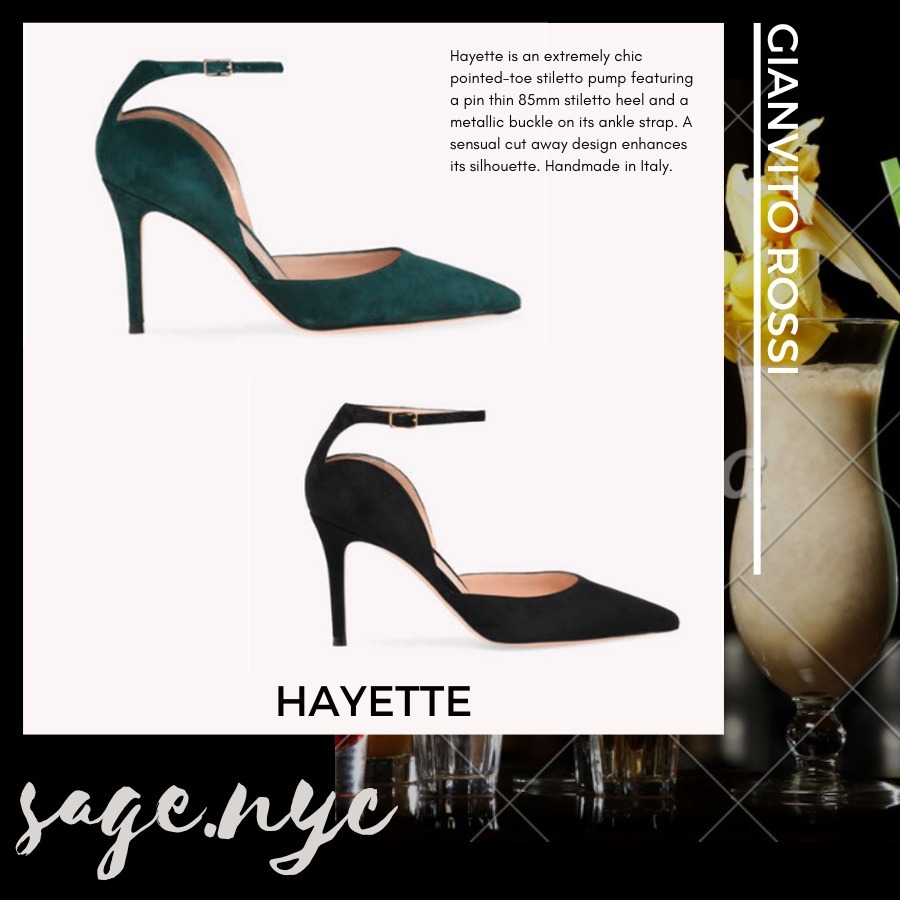 Gianvito Rossi パンプス 《HAYETTE》スエード エレガント