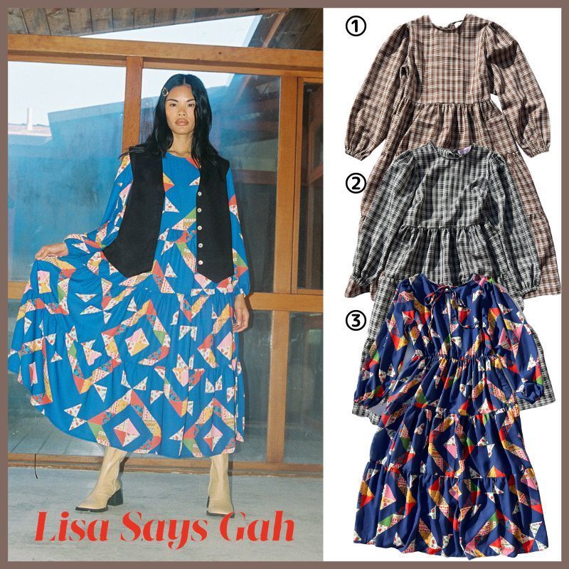 メディアで話題!!Lisa Says Gah☆ Maxine Midi Dress