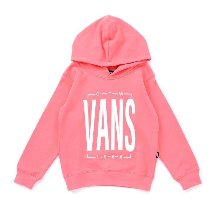 国内配送 VANS KIDS VANS LOGO HOODY SWEAT PINK