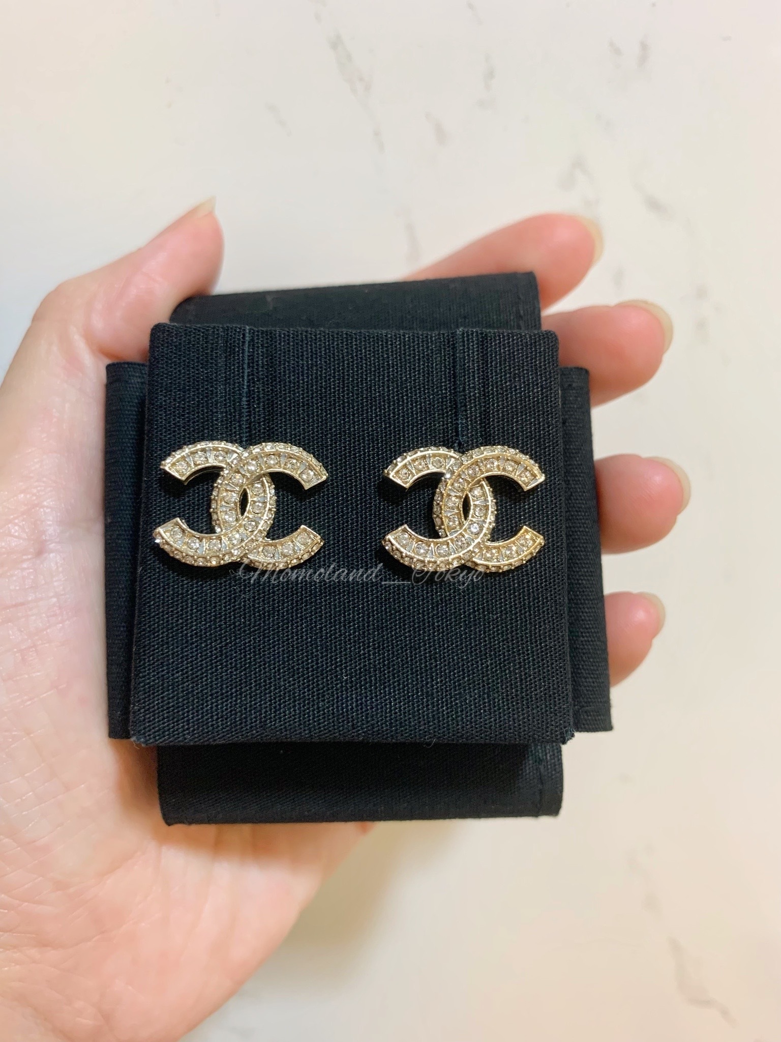 シャネル CCロゴ ゴールド ピアス A86504