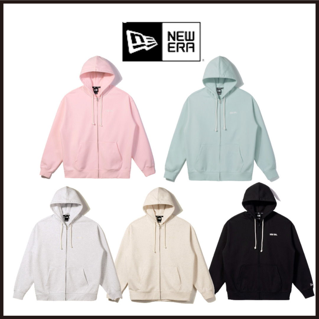 韓国New Era■シンプルロゴパーカー■5色■送料込