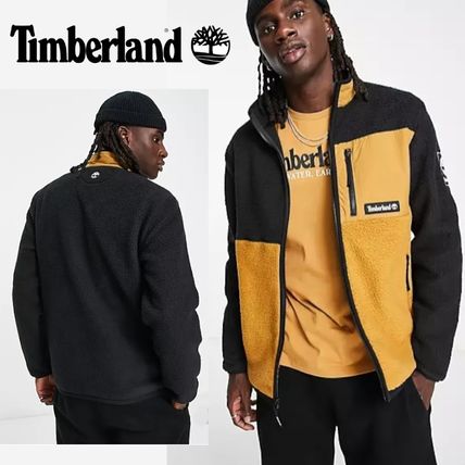 Timberland Down Jackets Studded Street Style Leather Down Jackets