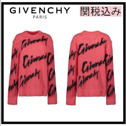 新品未使用　タグ付き　ジバンシー　GIVENCY ロゴニット　モノグラム　ピンク