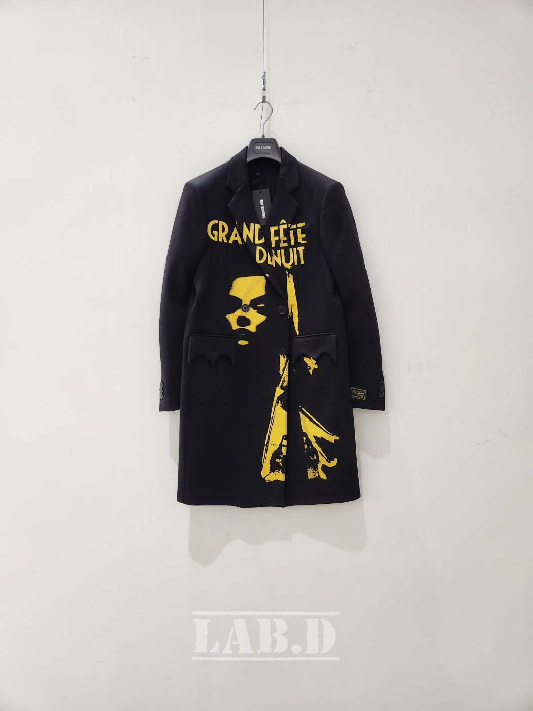 RAF SIMONS | UNIFORM POCKETS & PRINT CLASSIC COAT コート