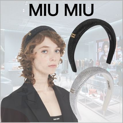 カチューシャ MiuMiu(ミュウミュウ) ヘアアクセサリー(レディース ...