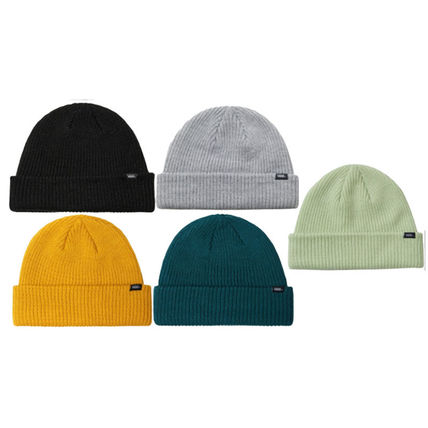 VANS Knit Hats Street Style Oversized Knit Hats