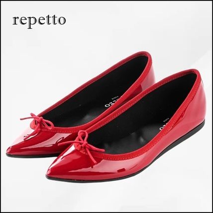 レッド（赤）系 repetto(レペット) フラットシューズ(レディース