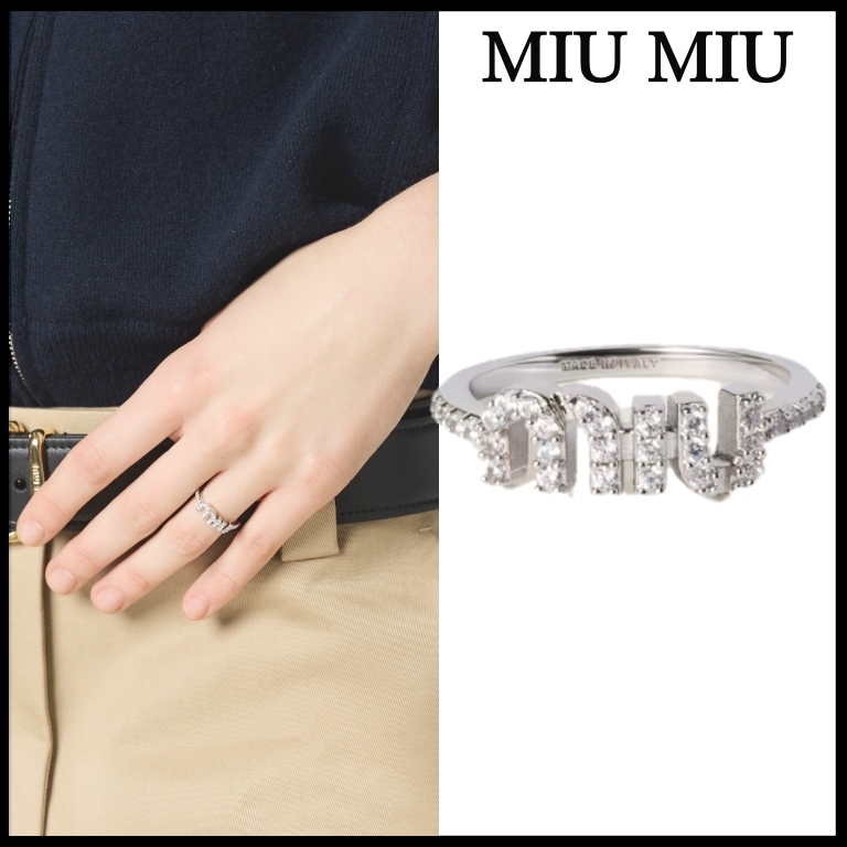 miu miu ミュウミュウリング指輪カラーストーン