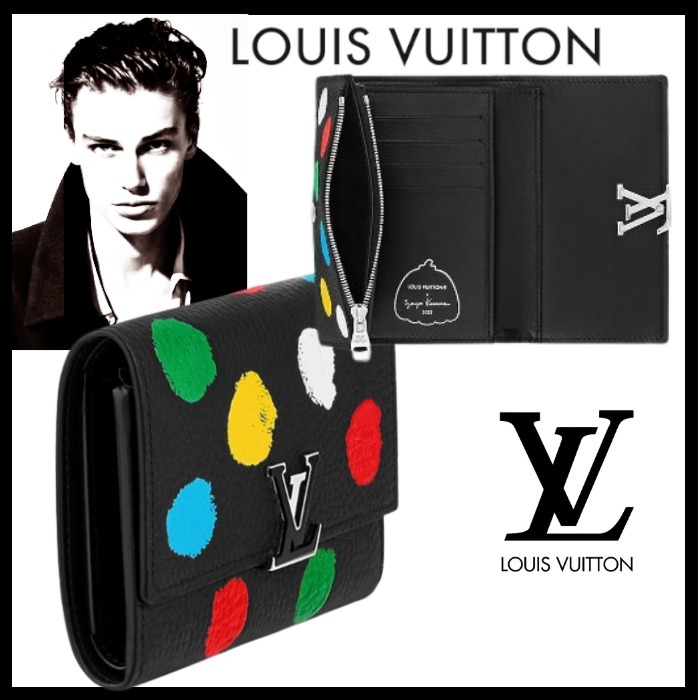 LV × 草間彌生☆ ポルトフォイユ・カプシーヌ コンパクト☆財布
