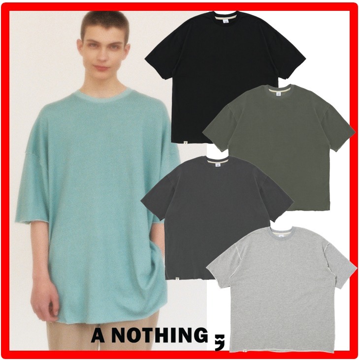 ☆【A NOTHING】☆VINTAGE P. DYEING CUT-OUT BOX 1/2 TE.E☆