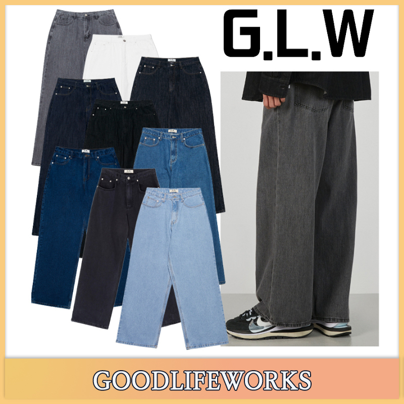 【GOODLIFEWORKS】★送料・関税込★Easy Wide Denim Pants 9色