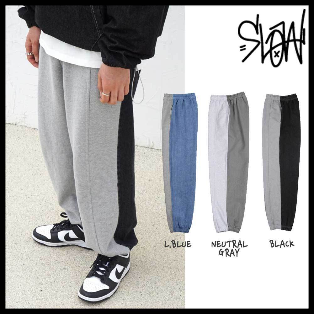 BTS V着用●SLOW RECORD HOUSE●ASURA DENIM SWEAT PANT 大人気