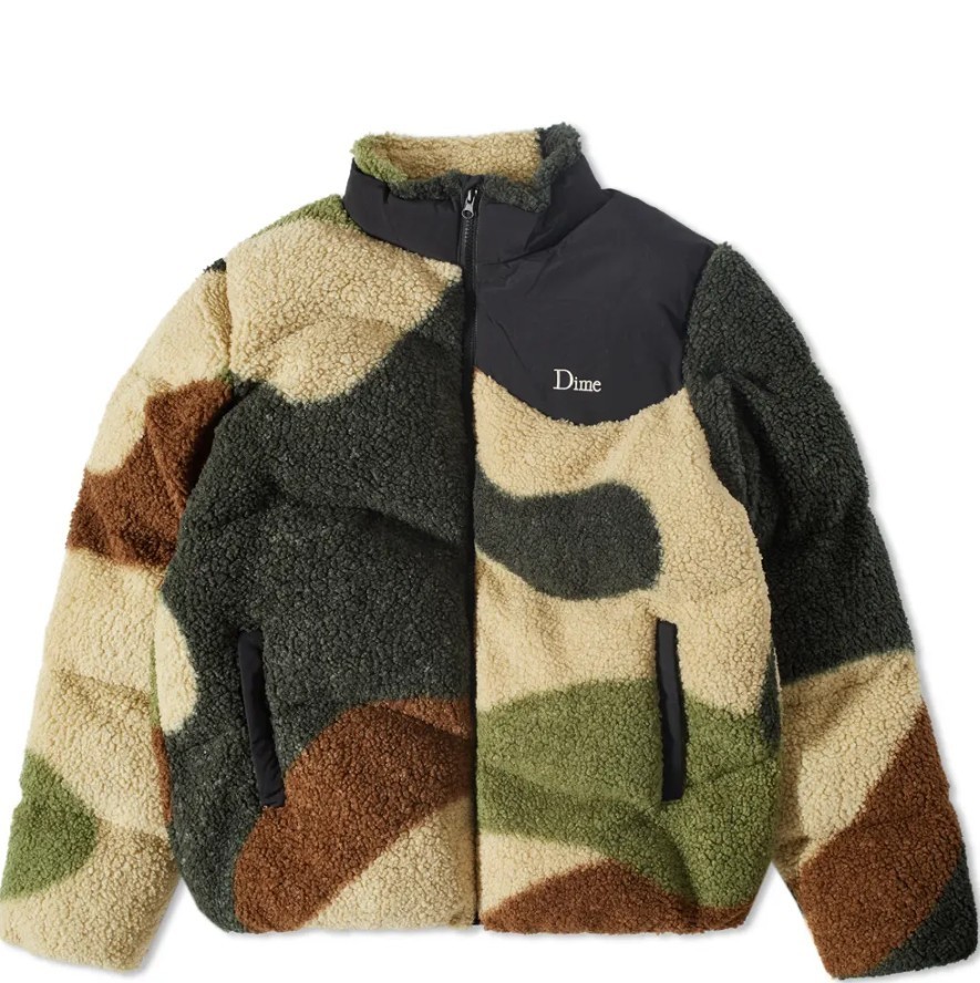 2色展開】DIME*SHERPA PUFFER JACKET パファーボアジャケット (Dime