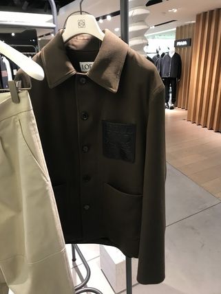 LOEWE ロゴパッチ OAT ショート ジャケット ウルトラ ジャケット（テクニカルシェル） ブラウン - LOEWE
