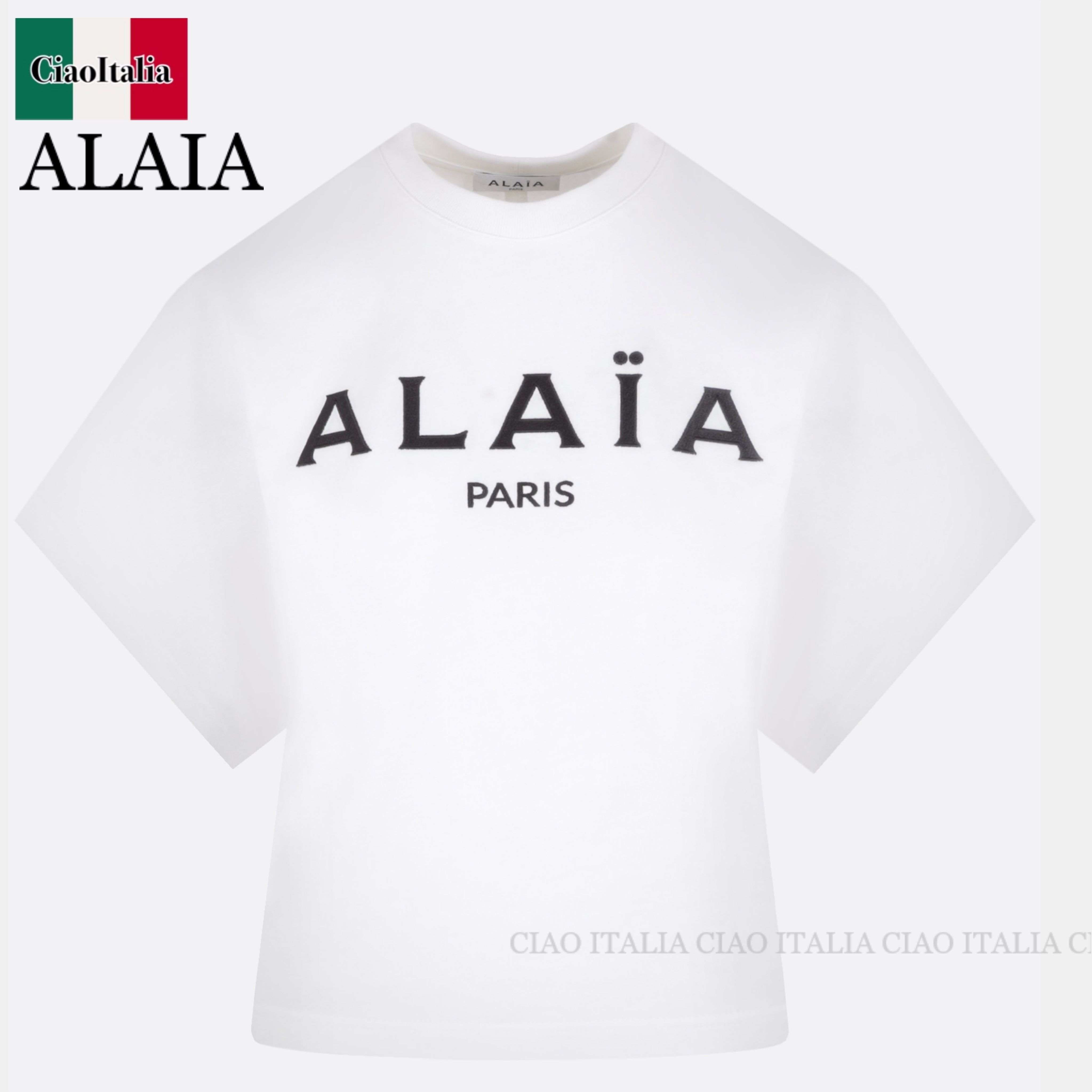 アライア レディース Tシャツ T-shirt トップス White トップス