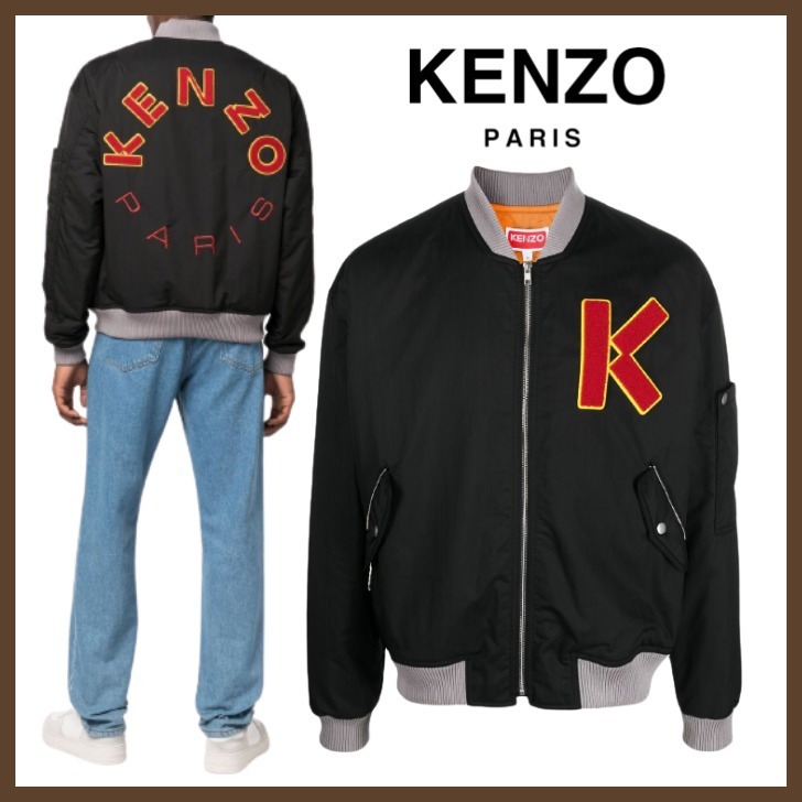 販売数No.1 KENZO◇ロゴ入りボンバージャケット - avante.org.br