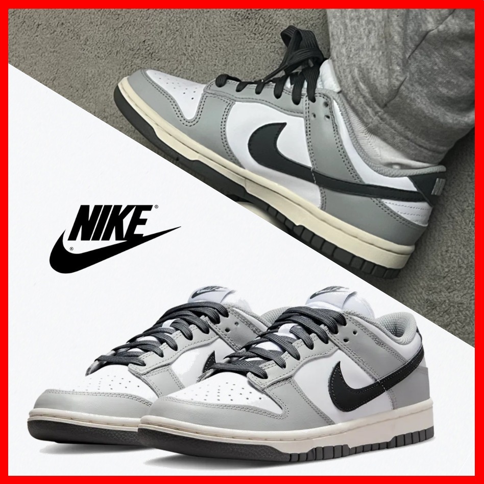 ☆人気☆【NIKE】☆(W) Nike Dunk Low Light Smoke Gre.y☆