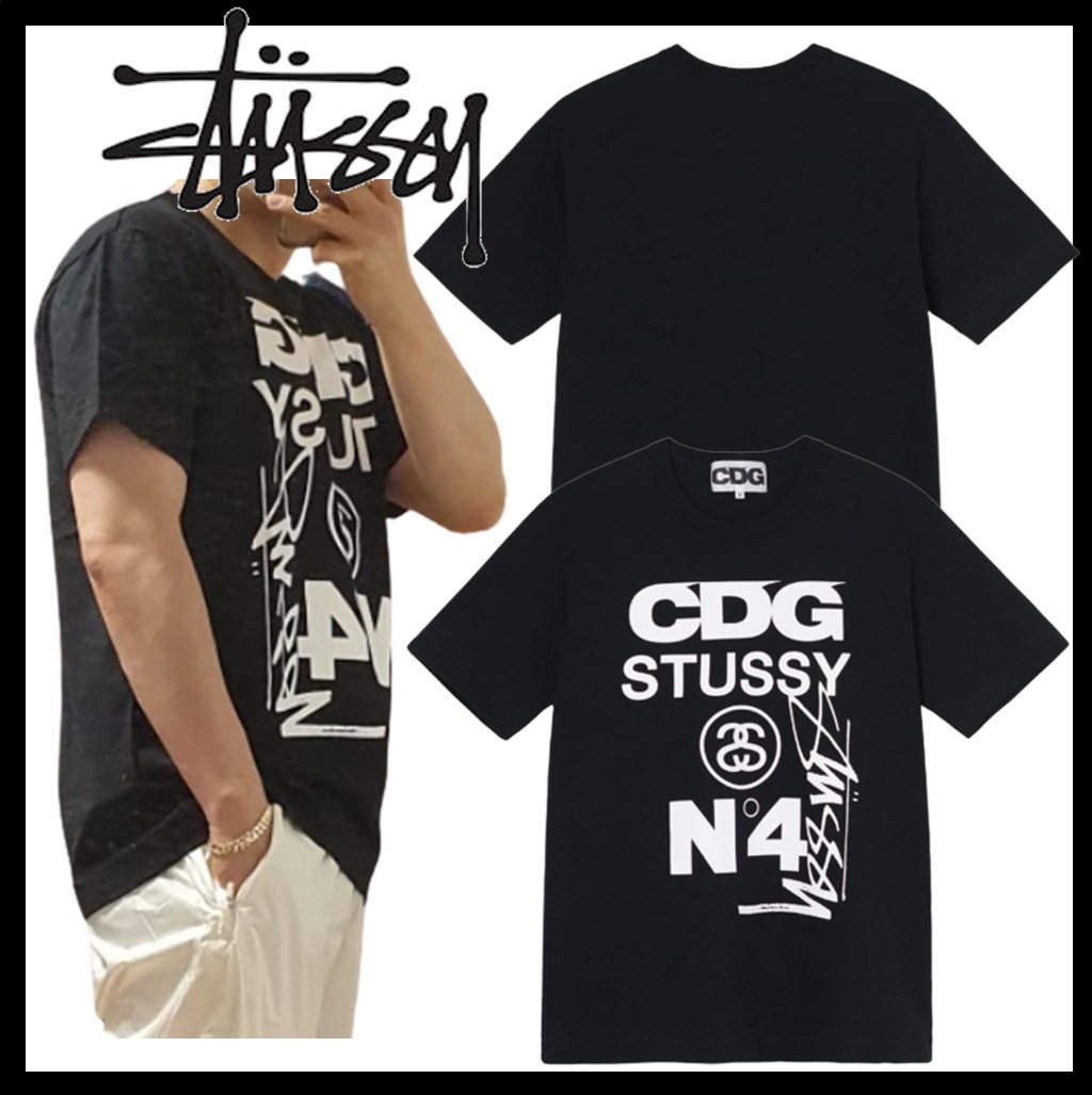 ★関税込★Stussy★CDG x Stussy T-Shirt Black★Tシャツ★