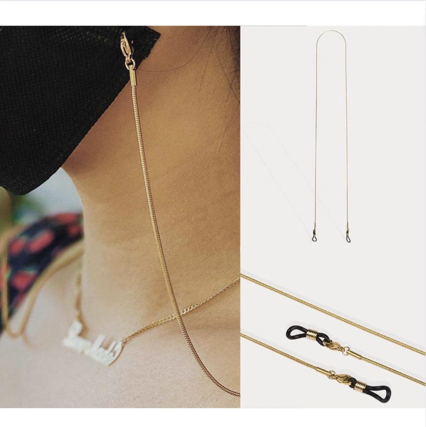 Bandolier Ella Gold メガネ＆マスク チェーン 関税送料無料