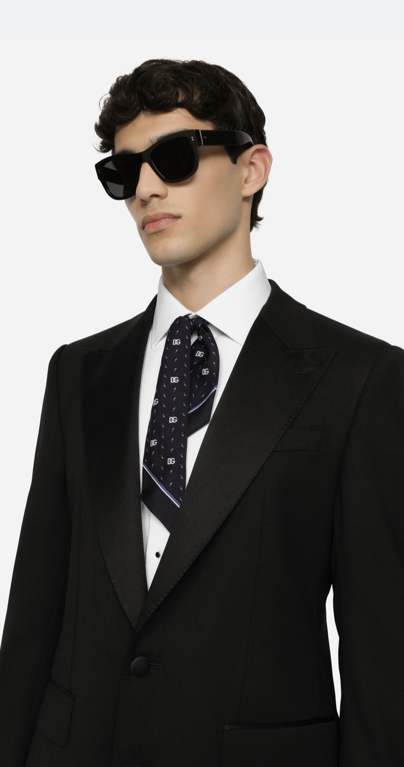 期間限定開催! Dolce &GabbanaコットンDGロゴデニム長袖シャツ