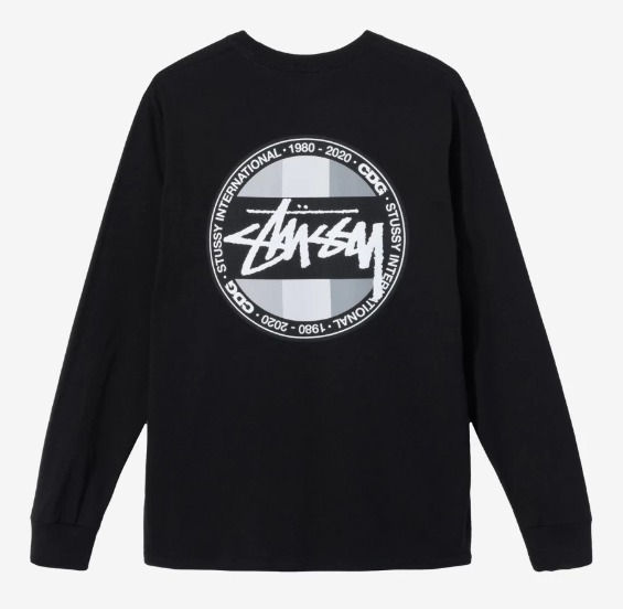 ☆送料・関税込☆Stussy☆Stussy x CDG Dot LS T-Shirt Black☆
