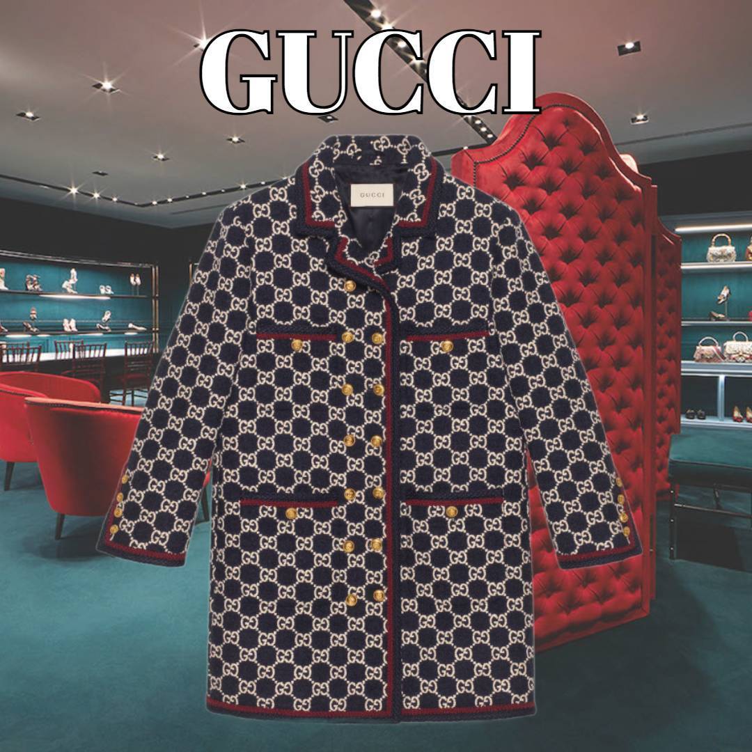 メーカー包装済】 新品 GUCCI ウールシルク ショート ベルトジャンプ