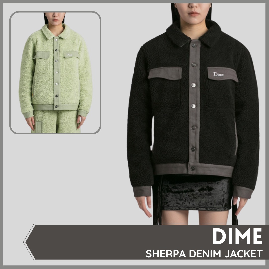 30%OFF】【30%OFF】DIME シェルパ デニムジャケット アウター