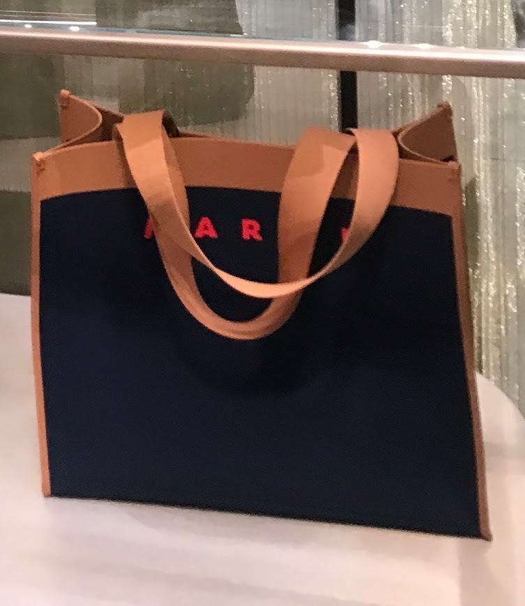 【関税込/国内発】▽Marni カラーブロック トートバッグ ロゴ