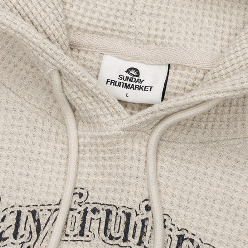 ★22-23FW新作★SUNDAYFRUITMARKET★HARVEST WAFFLE HOODIE ☆22-23FW新作☆SUNDAYFRUITMARKET☆HARVEST WAFFLE HOODIE