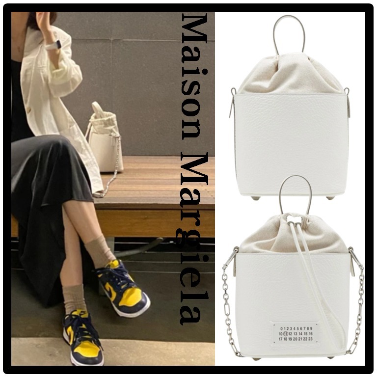 ★送料・関税込★MAISON MARGIELA★5AC Bucket Bag Ivory★