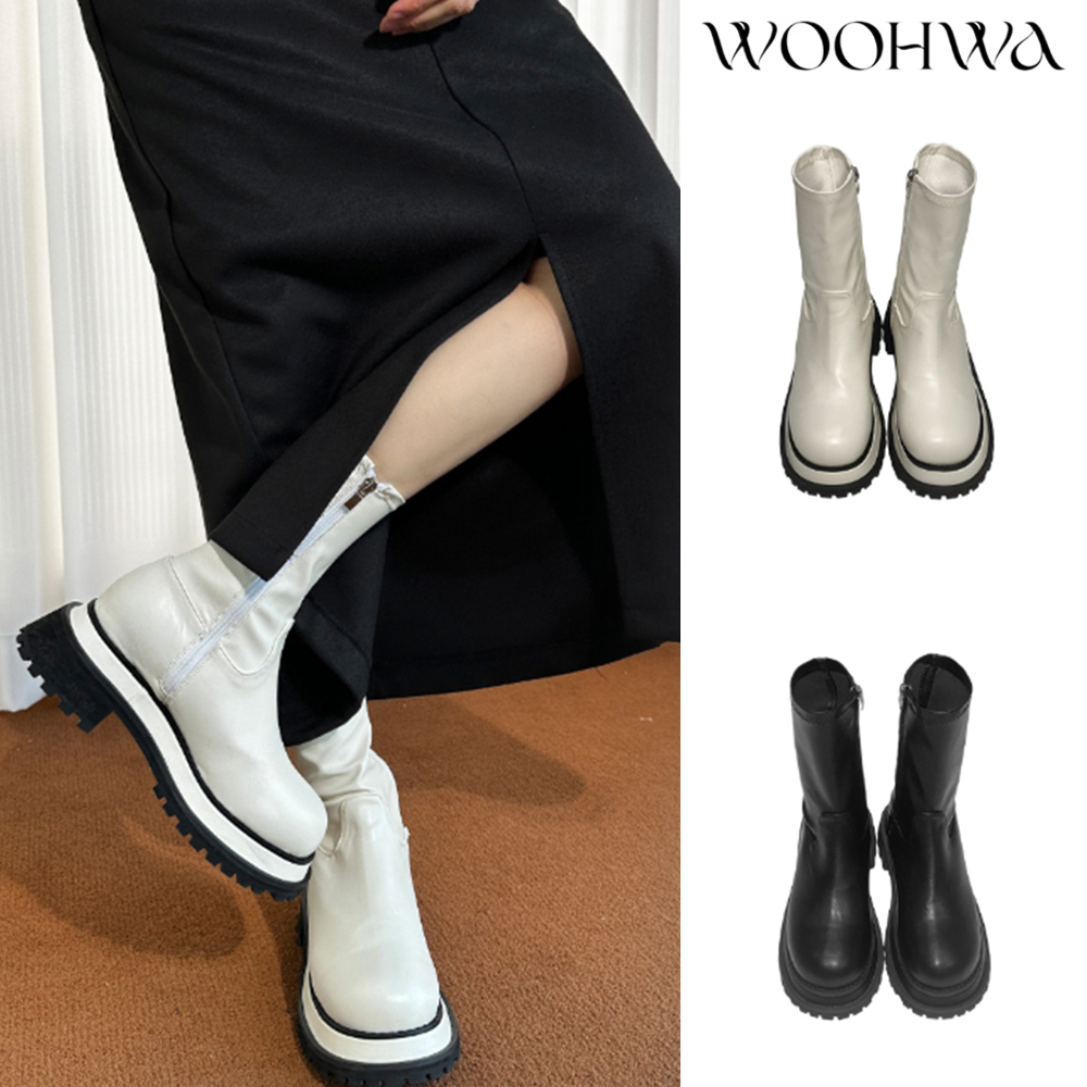 【WOOHWA】ALUE MIDDLE BOOTS