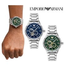 関税込/国内発] ARMANI 腕時計 AR60052 AR60053 43mm シルバー