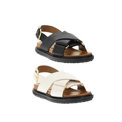 直営店に限定 ホワイト（白）系 サンダル・ミュール(レディース MARNI(マルニ) 靴