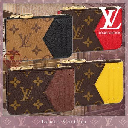 Louis Vuitton 2023 SS Monogram Canvas Leather Long Wallet Small Wallet Logo  (M81912, M81881, M81882, M81880)