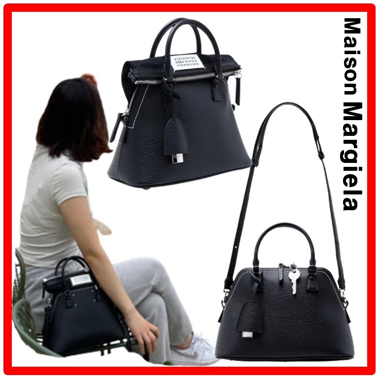 ☆人気☆【MAISON MARGIELA】☆5AC Mini Ba.g Black☆正規品☆