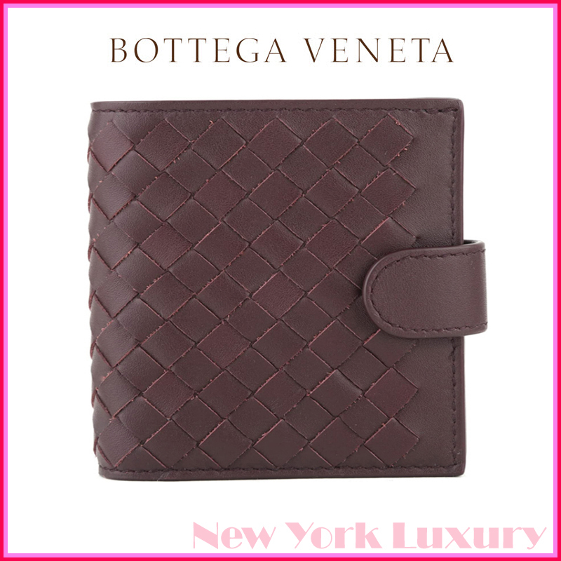 Bottega Veneta★素敵！Intrecciato Woven Leather Wallet