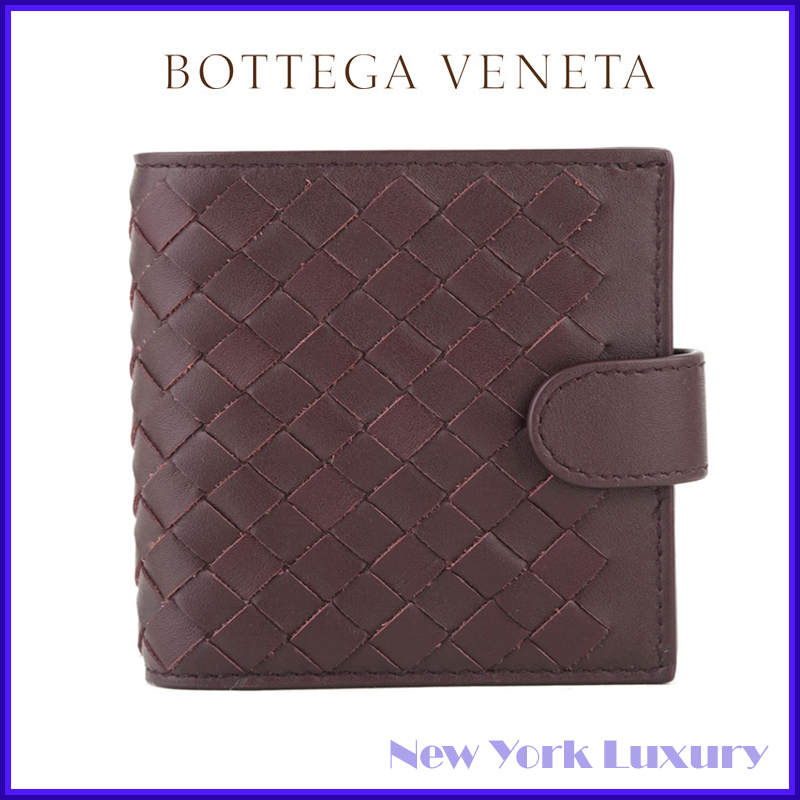 Bottega Veneta★素敵！Intrecciato Woven Leather Wallet
