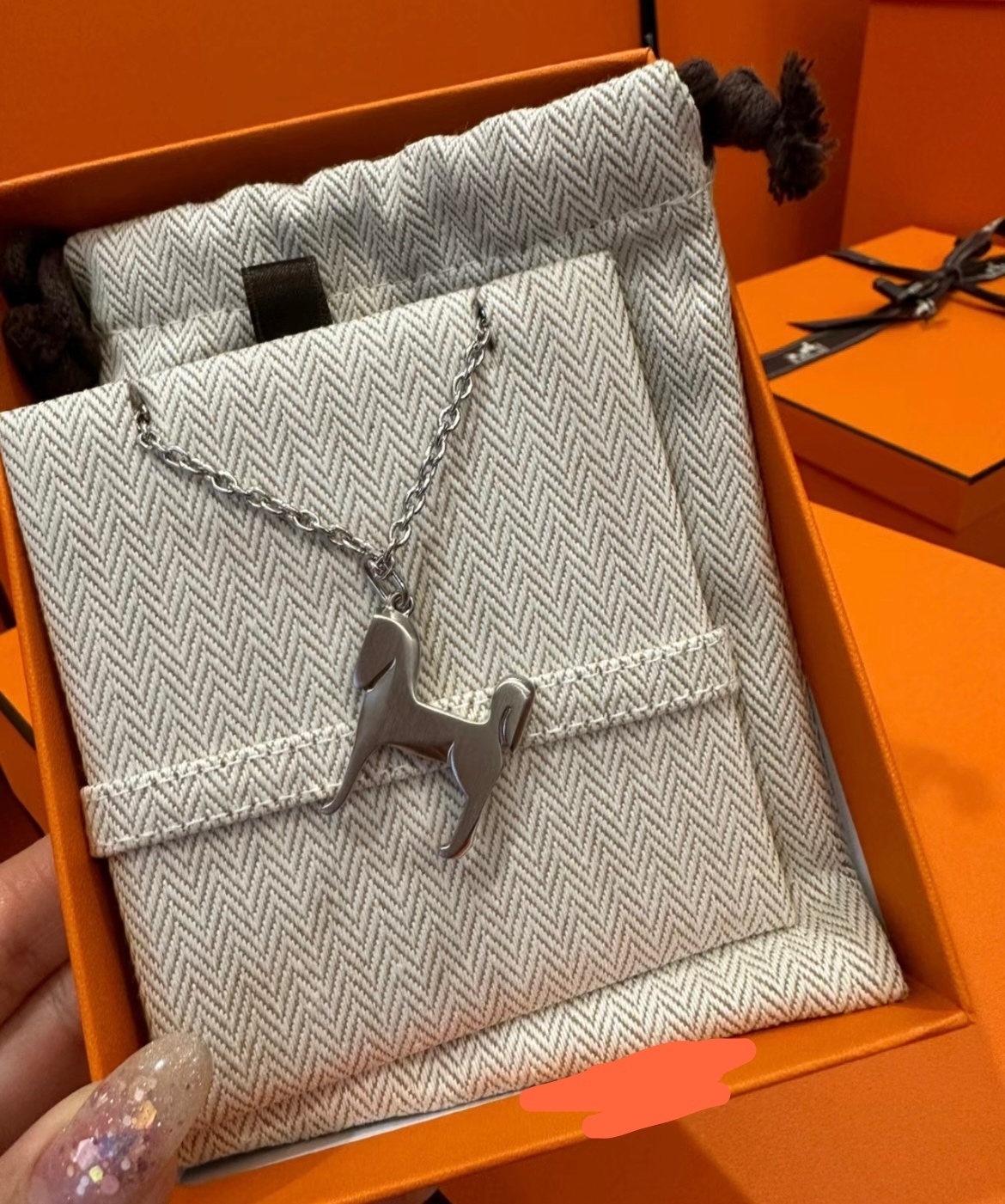 セール特価 お馬さんモチーフがエルメスの証☆Hermes ネックレス