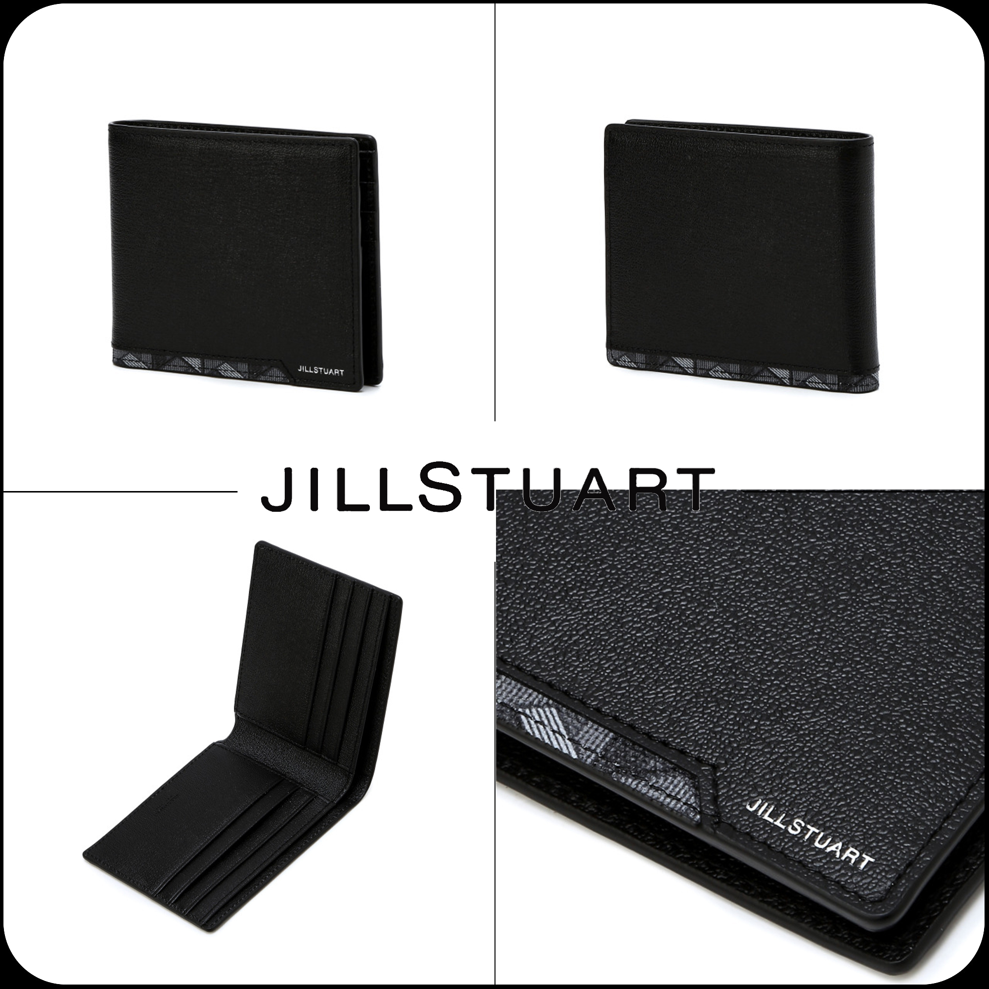 [JILLSTUART]★PATTERNED LEATHER HALF WALLET