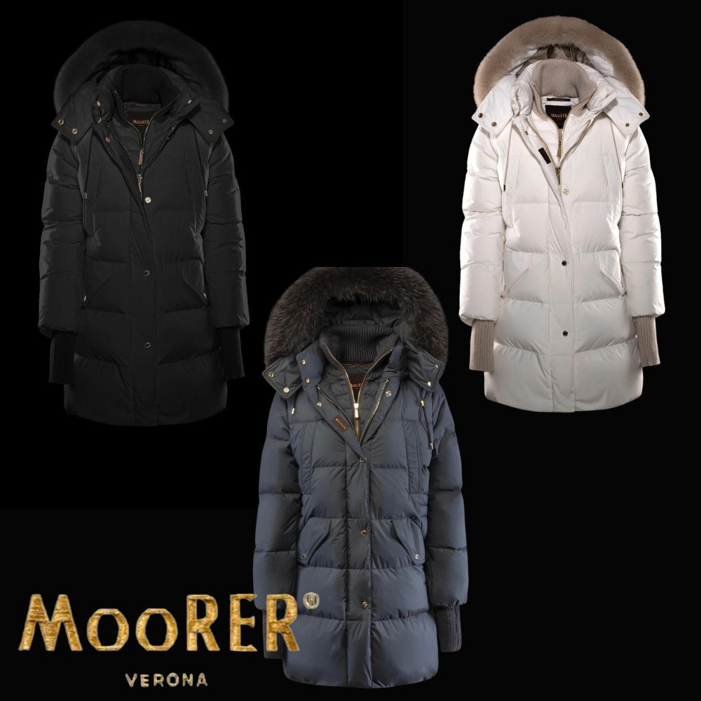 直営店【MOORER】TALASSA-STP フード付き ロゴ ポケット 全３色