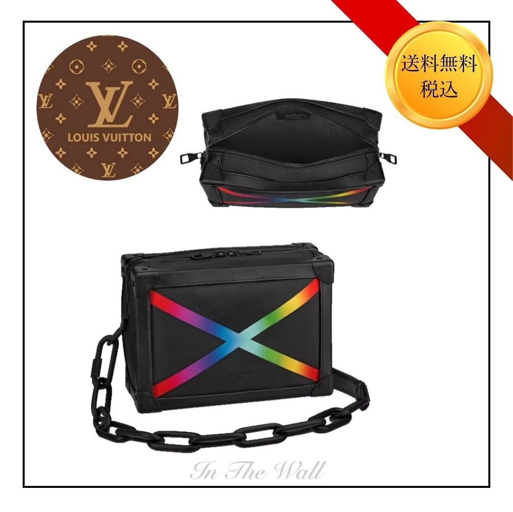 在庫わずか★関税込み【LV】ソフトトランク レインボー バッグ