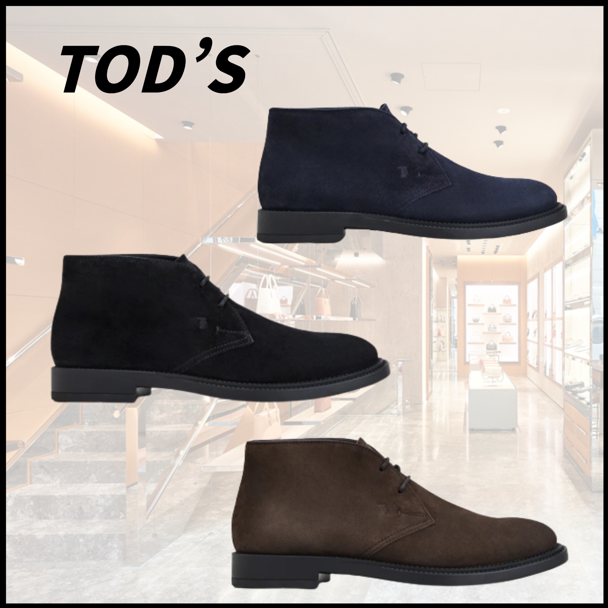 新作通販 TOD´S デザートブーツ スエード - avante.org.br