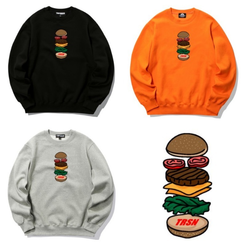 TRIPSHION BURGER FLOOR スウェット 3colors